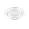 Крышка для бумажного контейнера круглая 100мм 300, 400, 500мл PP ANTIFOG lid Round Bowl цвет Прозрачный OSQ (х600)