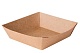 Лоток бумажный 550мл 139х139х40мм ECO TRAY цвет Крафт (х50/300)